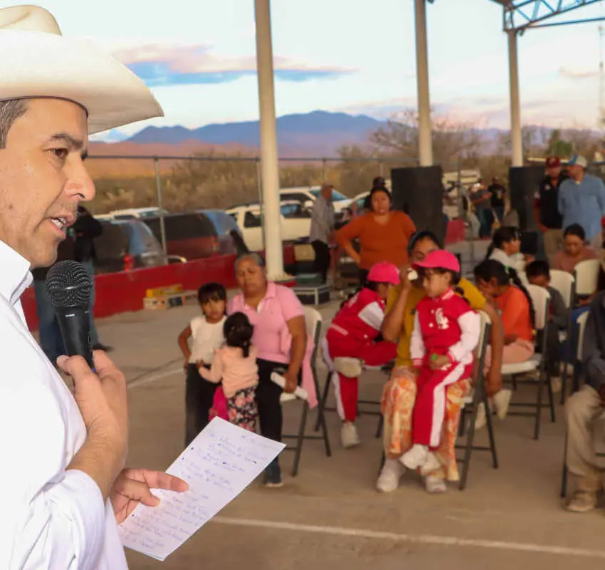 Entregan e Inauguran Domo en San Antonio del Portezuelo, Mazapil