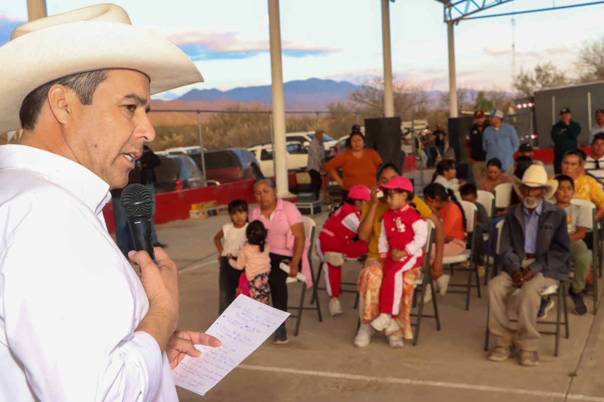 Entregan e Inauguran Domo en San Antonio del Portezuelo, Mazapil