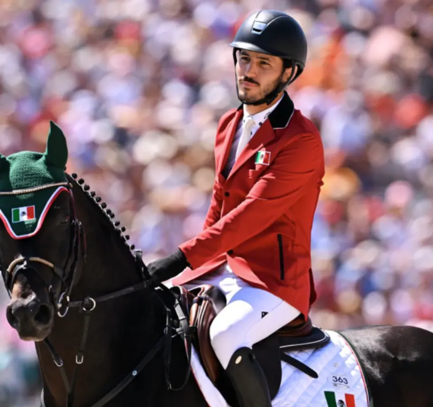 Andrés Azcárraga, el jinete mexicano que buscará el oro en la final de salto hípico en París 2024