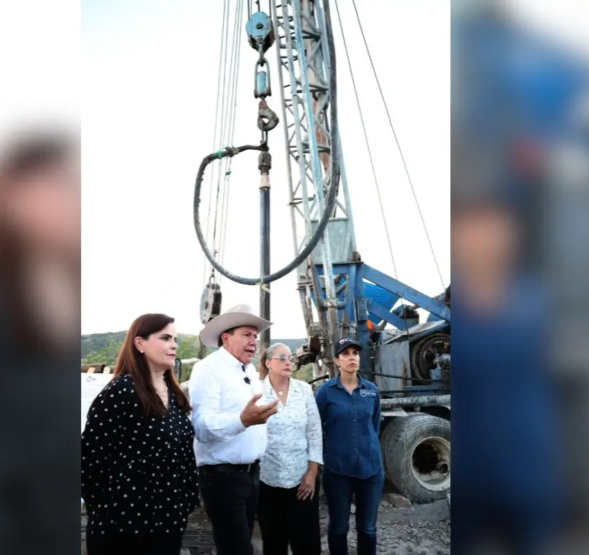 Avanza construcción de pozo de agua potable en San Bernardo, Jalpa