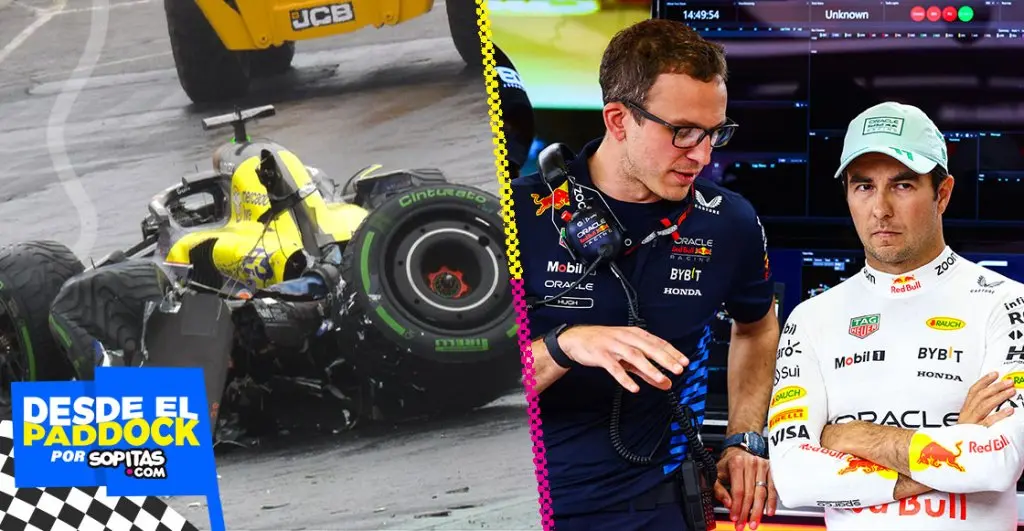 Mientras dormías Qué pasó con Checo y Hugh Bird en la sesión de calificación del GP de Brasil |
