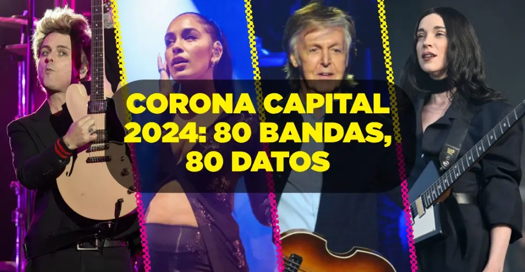 Corona Capital 2024 80 bandas 80 datos de rapidito |