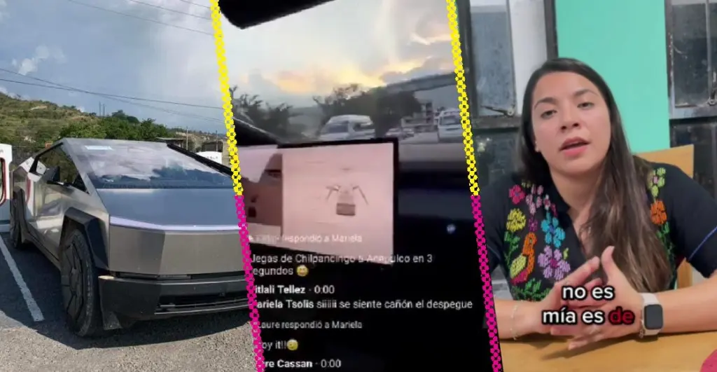 Diputada Citlali Téllez explica la Cybertruck en la que anda paseando Es de un amigo |