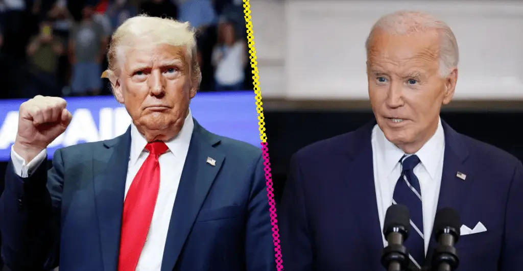 Todo listo para la primera reunión entre Donald Trump y Joe Biden |