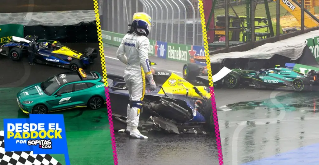 GP de Brasil deja daños superiores a los 6 millones  por accidentes de Colapinto Albon y otros |