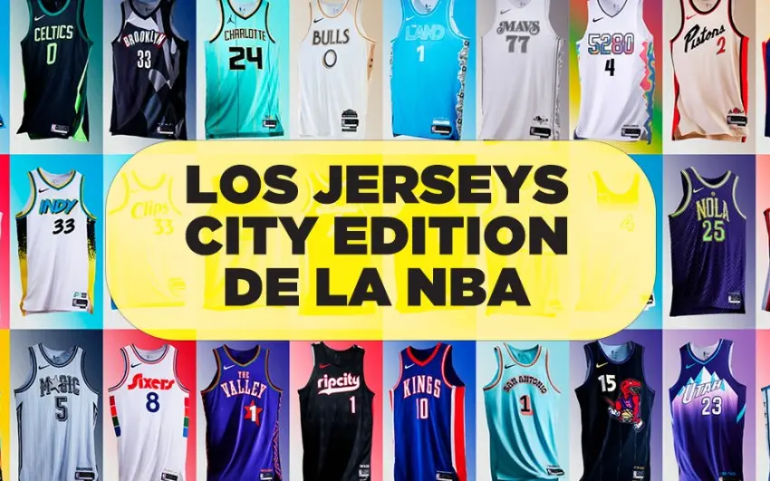 Todos los jerseys City Edition de la NBA 2024-2025