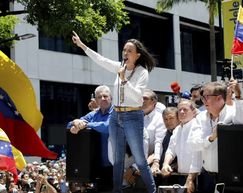 María Corina Machado agradece a naciones europeas su apoyo a la democracia en medio de la crisis electoral en Venezuela