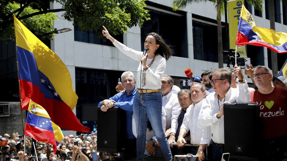 María Corina Machado agradece a naciones europeas su apoyo a la democracia en medio de la crisis electoral en Venezuela