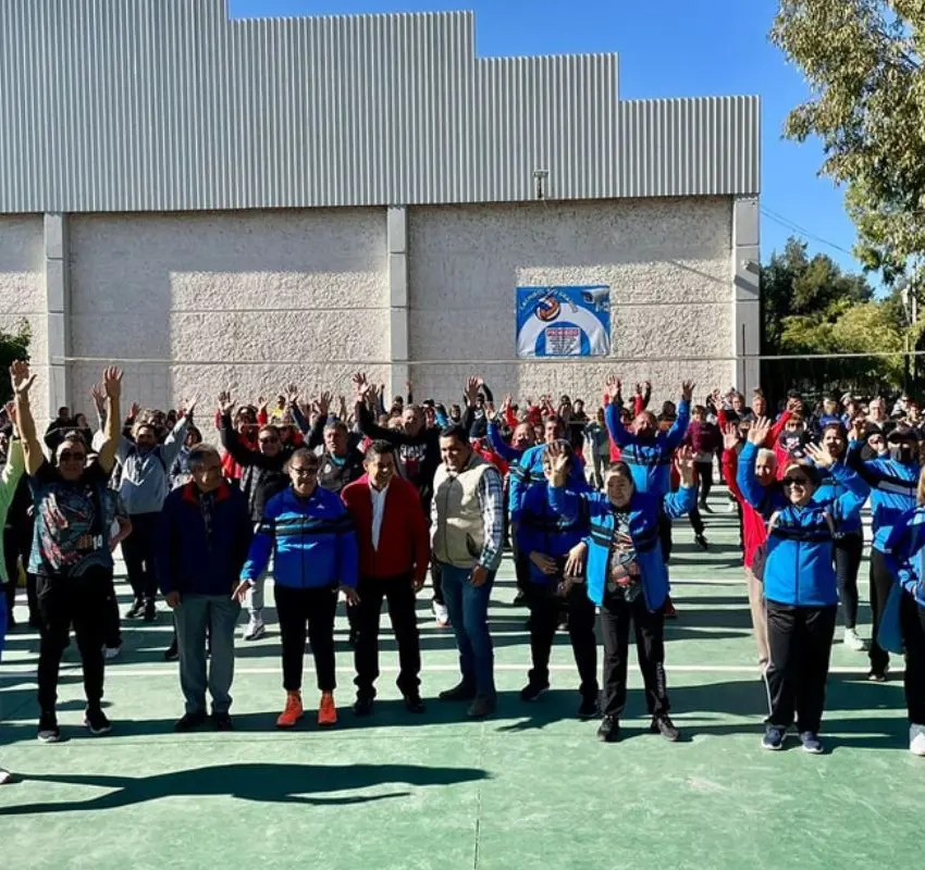 Mario Cordova inaugura cancha de cachibol en Río Grande