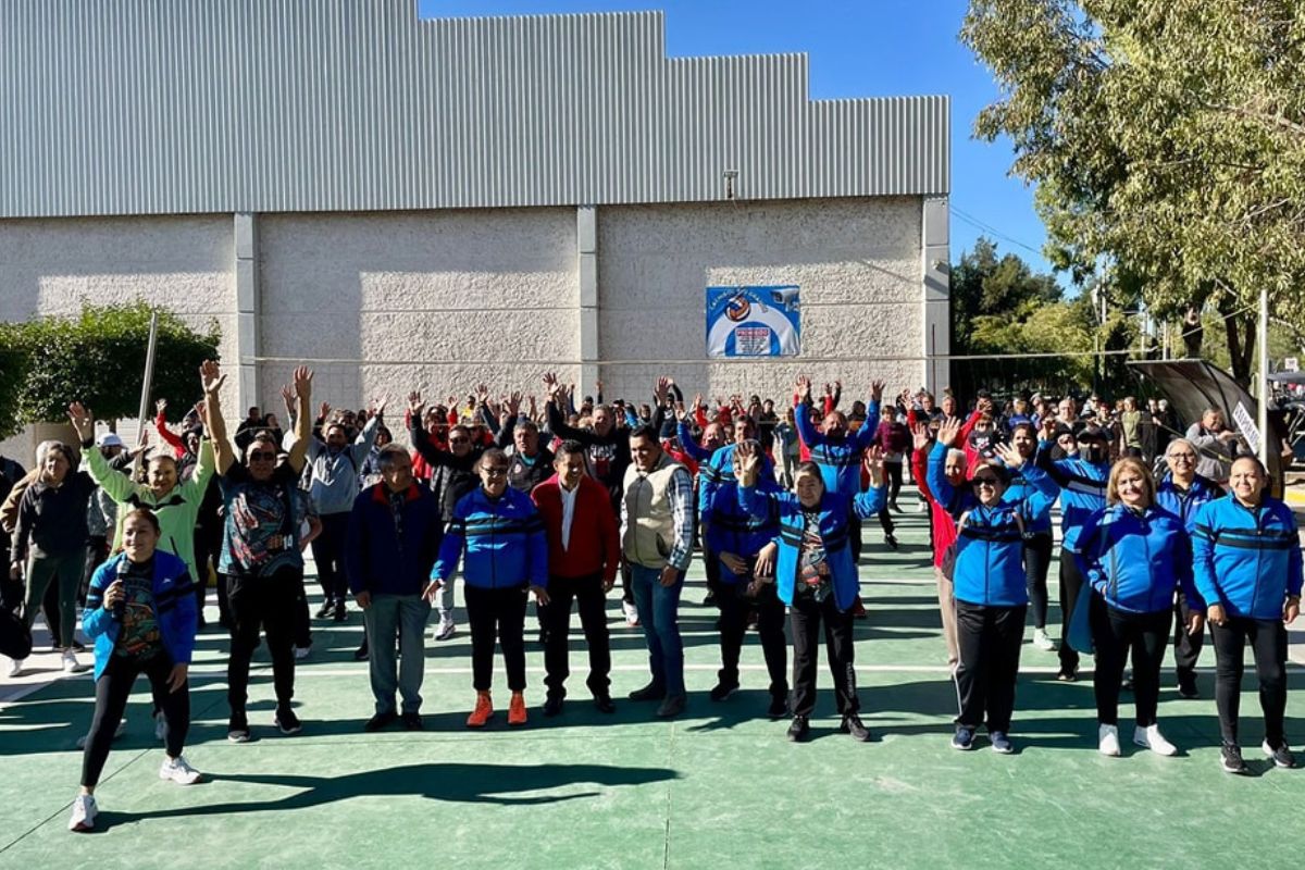 Mario Cordova inaugura cancha de cachibol en Río Grande