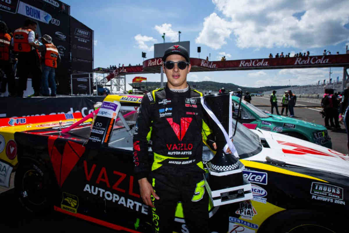 Mateo Girón a pelear por el Título de Trucks Mexico Series 2024 en el Autódromo Hnos. Rodríguez