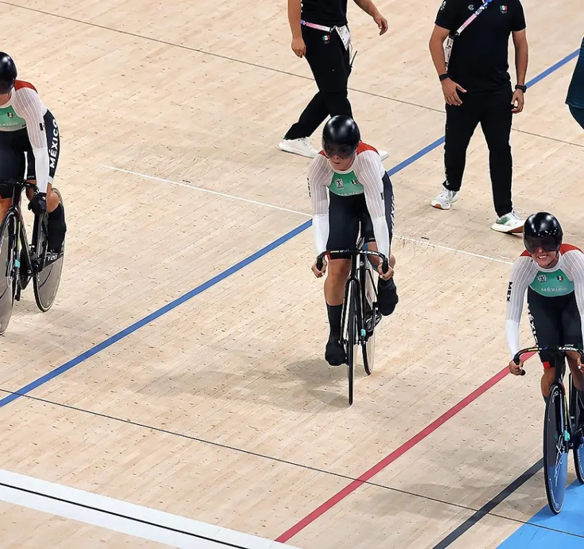 México Finaliza en Sexto Lugar en la Primera Ronda de Velocidad de Ciclismo en Pista en los Juegos Olímpicos de París 2024