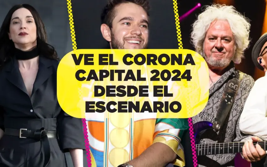 Junto a los artistas: Te invitamos a ver el Corona Capital 2024 desde el escenario