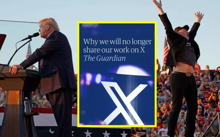 La era Trump-Musk: The Guardian y otros medios abandonan X, ¿por qué?
