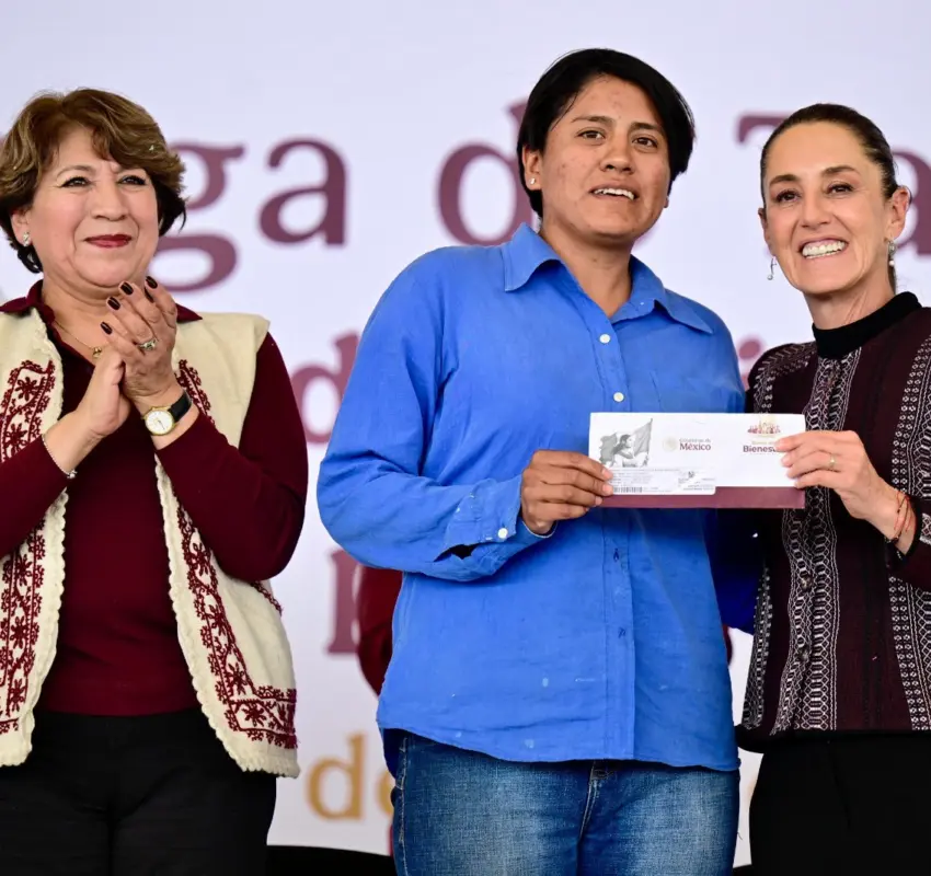 Estado de México recibe 4 mil mdp para mejoramiento de vivienda: Claudia Sheinbaum y Delfina Gómez