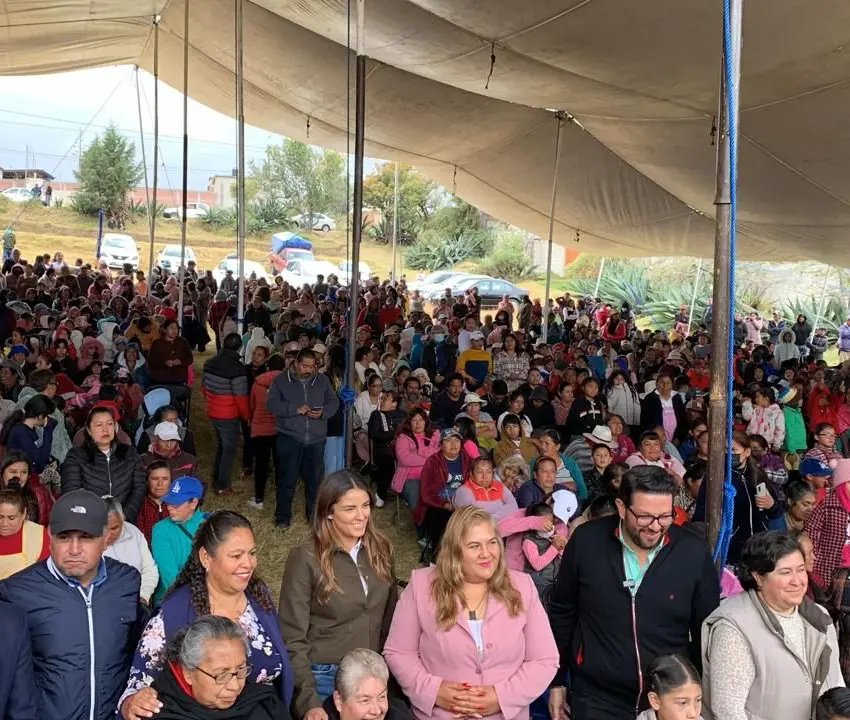 Entregó Adolfo Solís apoyos en comunidades vulnerables de Almoloya de Juárez