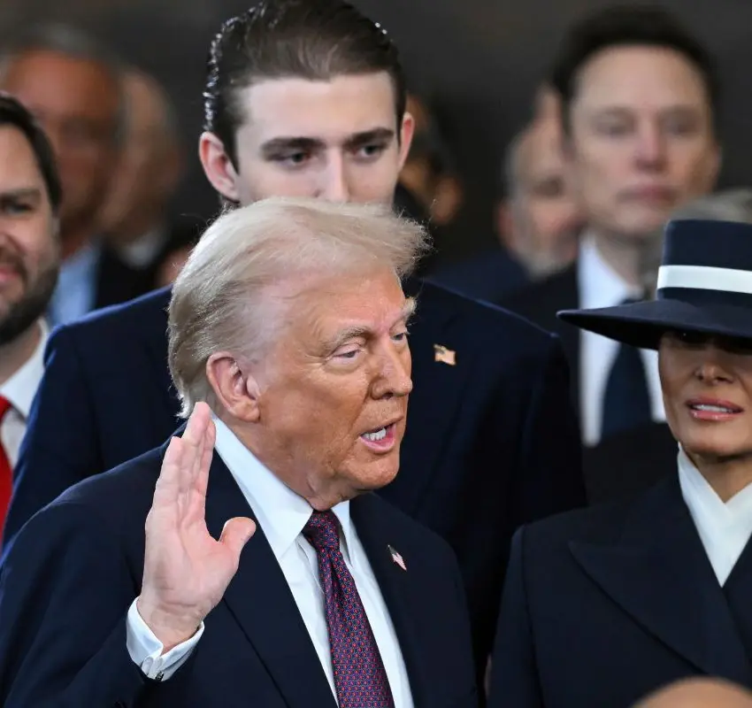 Galería: los momentos clave de la toma de protesta de Donald Trump