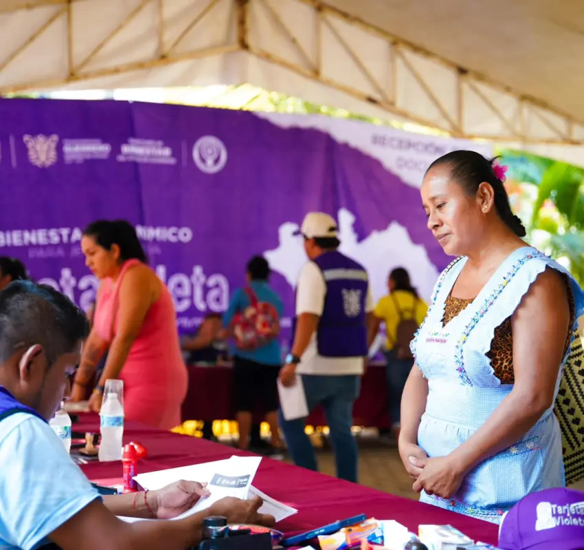 Así se vivió el primer día de la convocatoria de la #TarjetaVioleta en Acapulco y la región Centro.