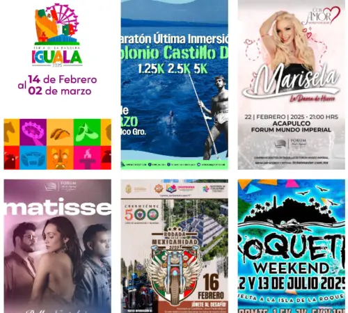 Gobierno de Guerrero impulsa el turismo con agenda de eventos deportivos, culturales y conciertos en febrero 2025