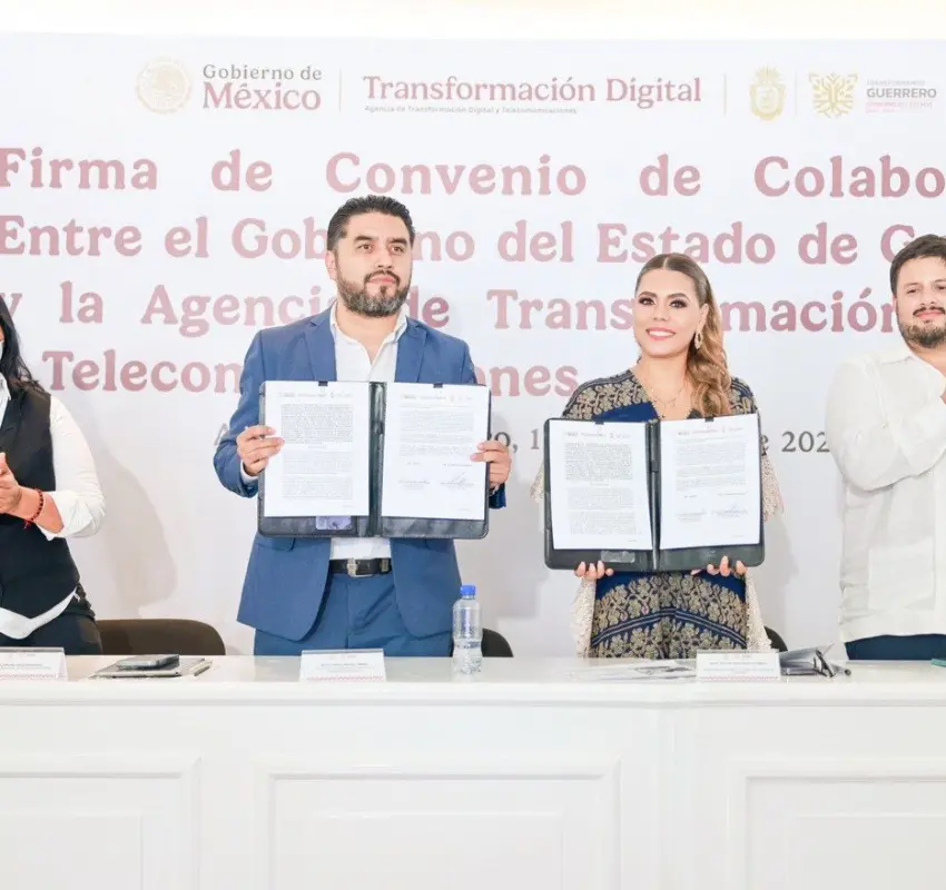 Firma Guerrero y ATDT acuerdo