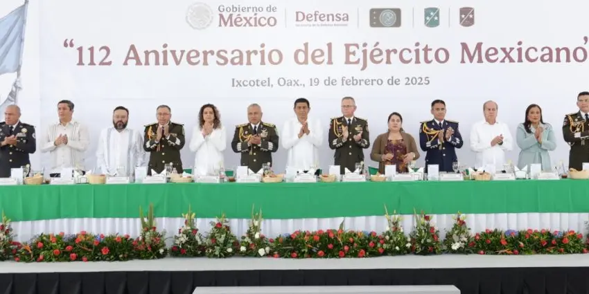 Asiste FFM al 112 aniversario del Día del Ejército Mexicano