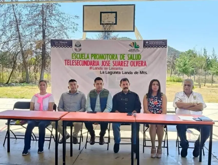 Certifica SESA a Telesecundaria de Landa de Matamoros como Escuela Promotora de la Salud