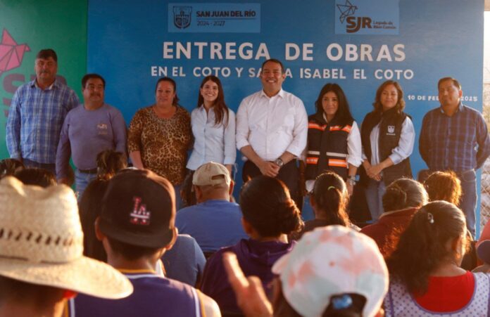 Entrega Roberto Cabrera obras para El Coto y Santa Isabel El Coto ...