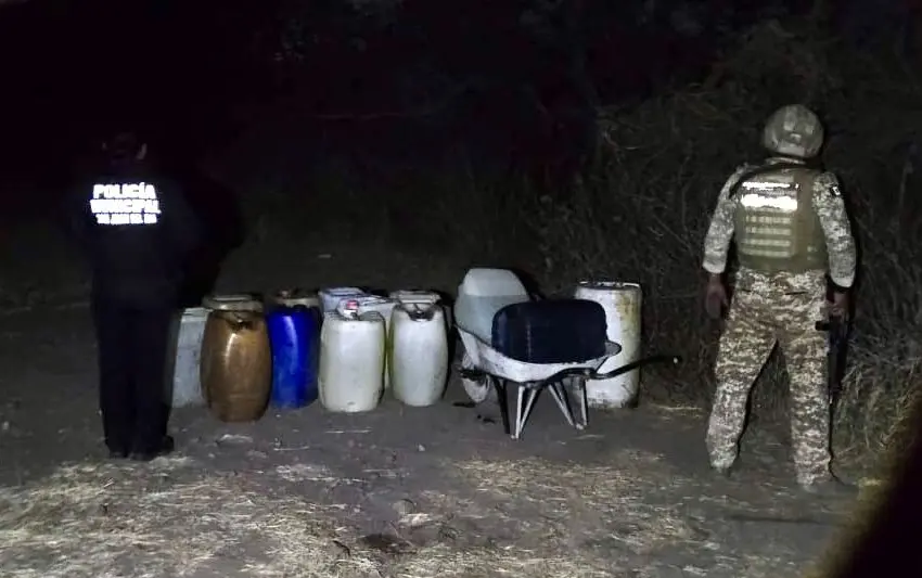 Localizan más de 850 litros de hidrocarburo en SJR