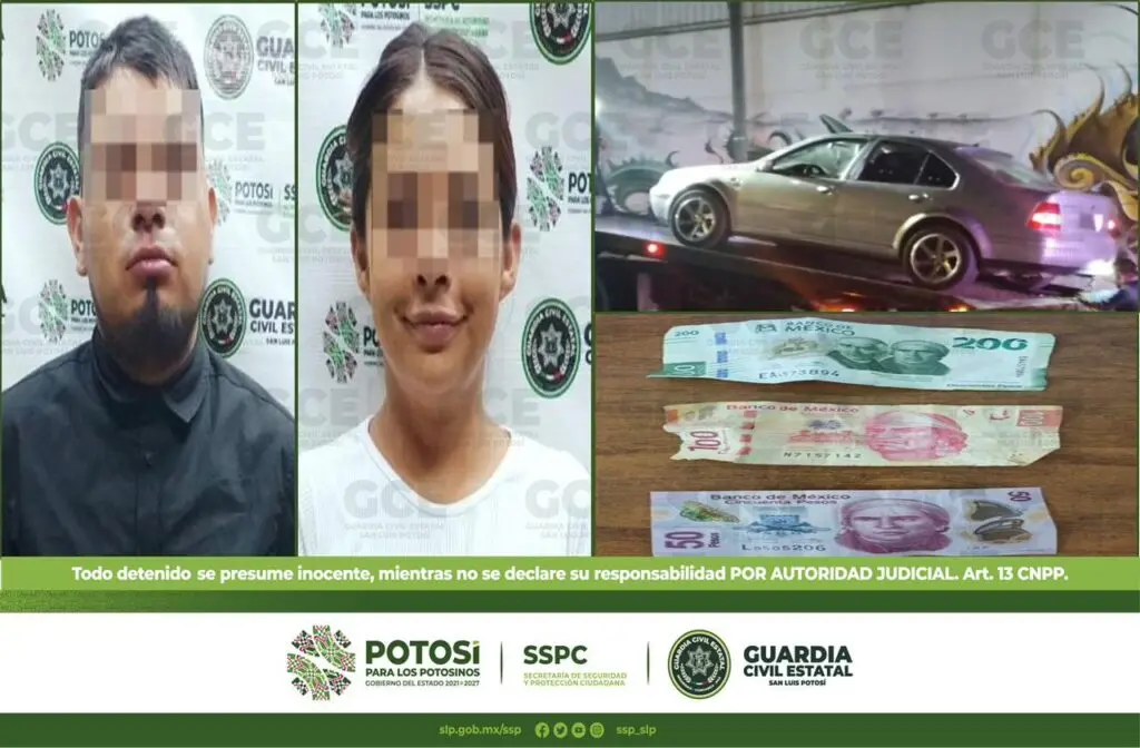 Detuvieron a pareja por cohecho  El Heraldo de San Luis Potosí
