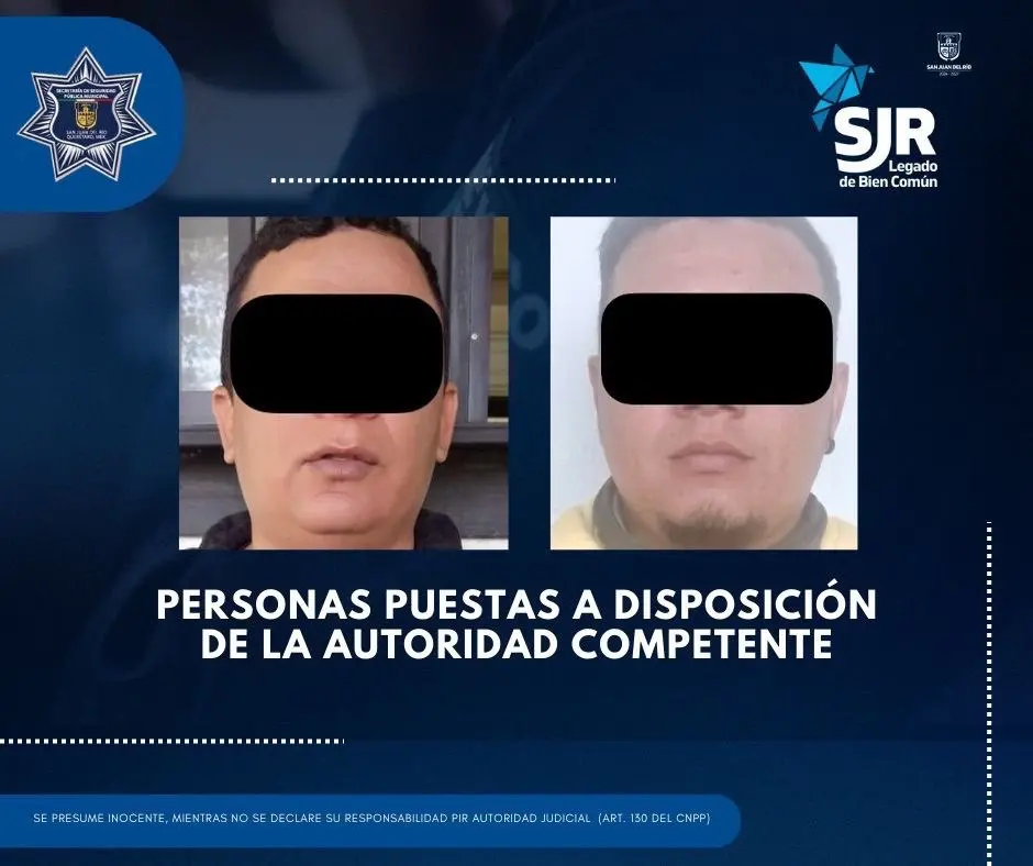 Detienen en San Juan del Río a tres colombianos por alterar el