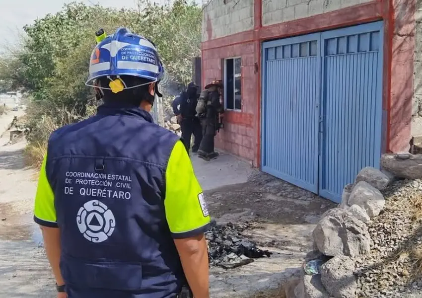 Sofocan incendio en Las Margaritas