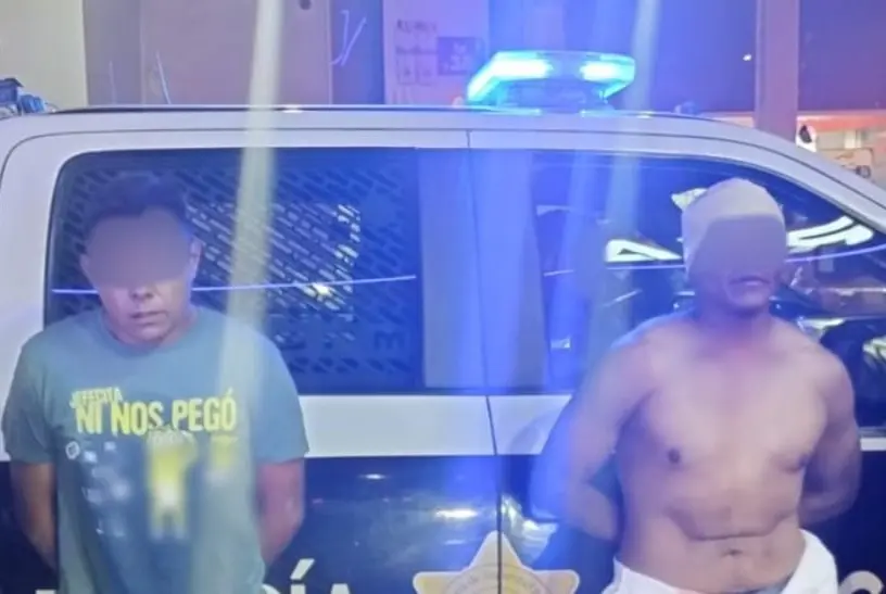Someten a ladrones y los entregan a la policía