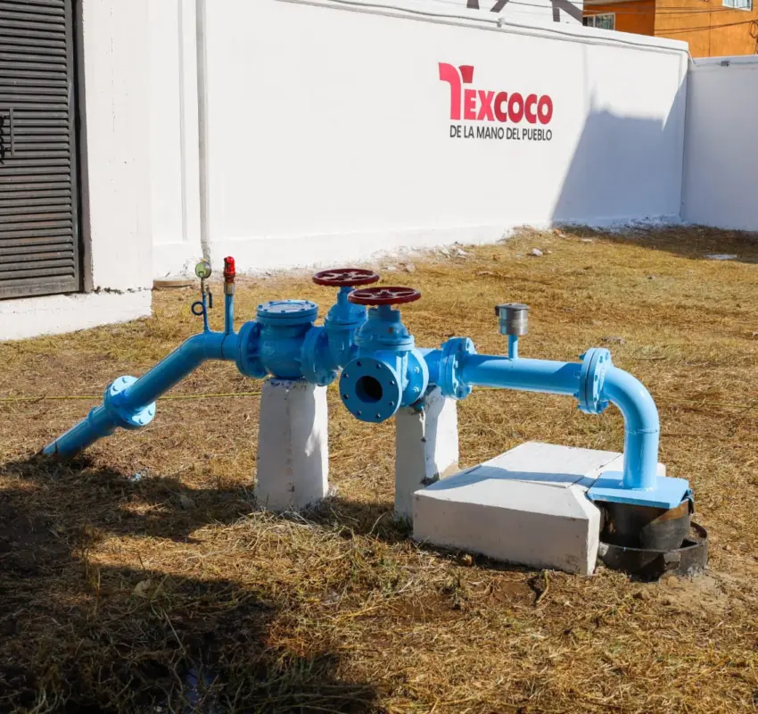 Beneficia a miles de habitantes de Texcoco pozo de agua: Nazario Gutiérrez