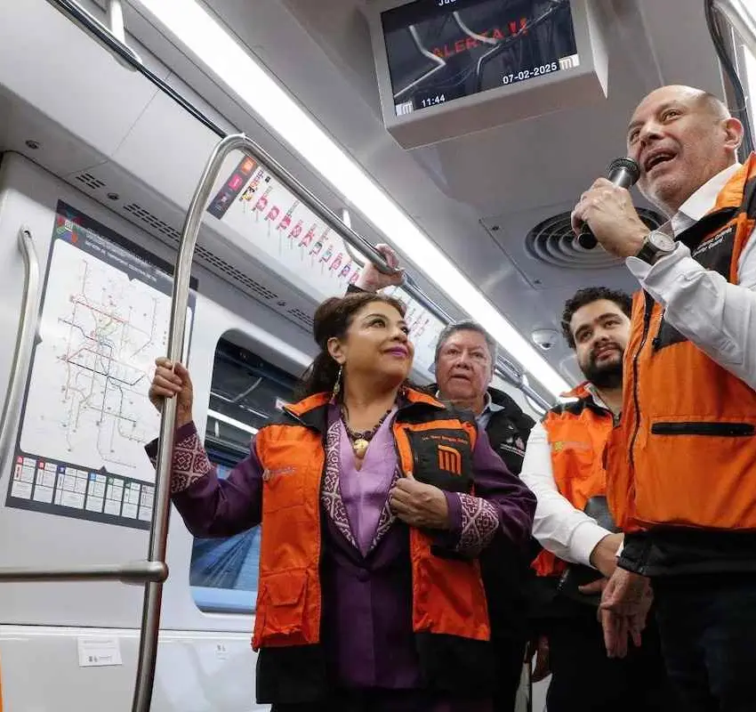 Clara Brugada realizará recorrido de supervisión en la Línea 1 del Metro de la CDMX antes de la reapertura de estaciones