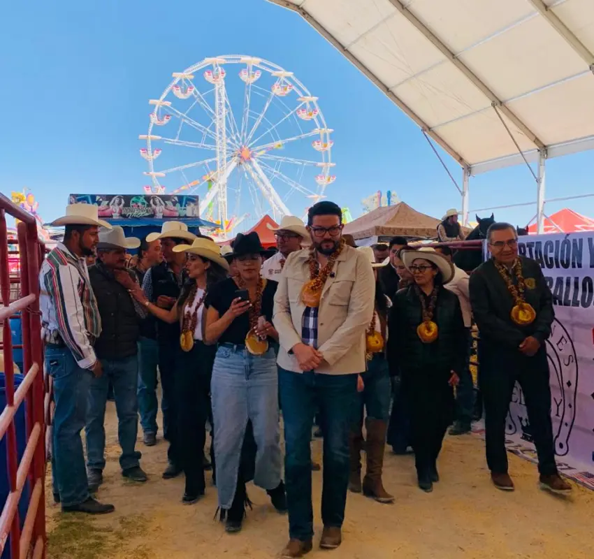 Inauguró alcalde de Almoloya de Juárez primera Feria Agropecuaria