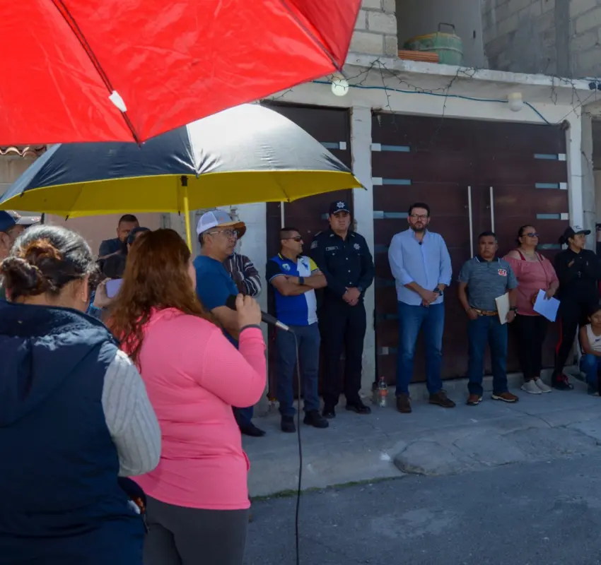 Dignificación de fraccionamientos en Almoloya de Juárez