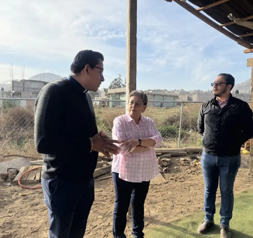 Regularizaron predio de parroquia y pozo de agua en Los Reyes La Paz