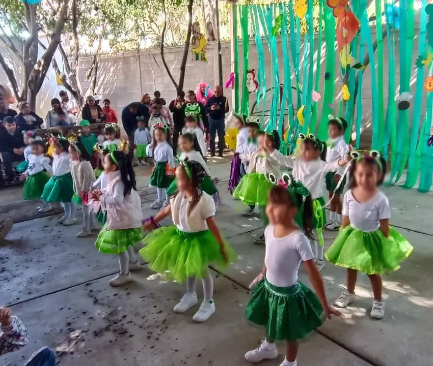 Celebran los Preescolares del DIF Municipal Festival de la Primavera
