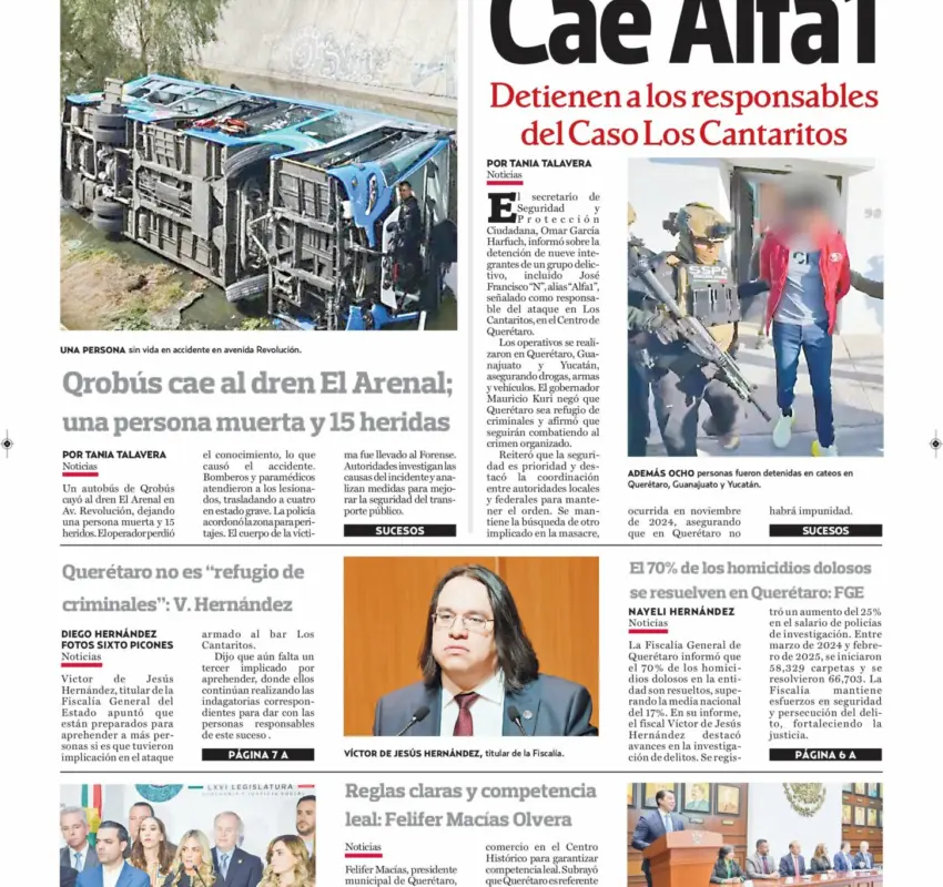 ¡Conoce la Portada de Hoy!