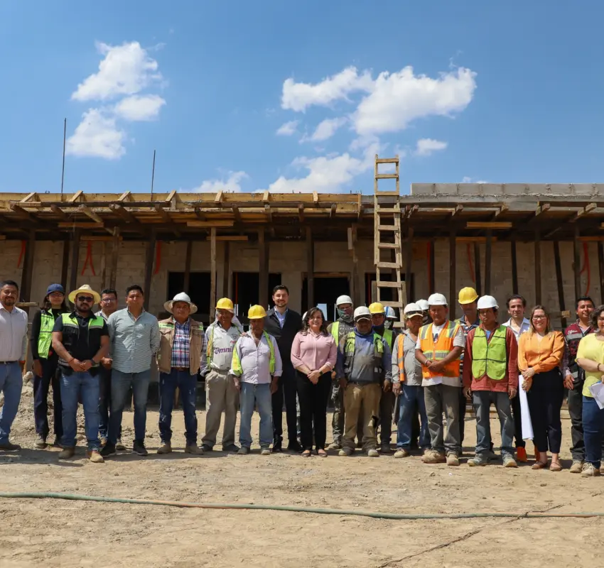 Construcción del plantel Bachilleres UAQ al 60%, en Tequisquiapan