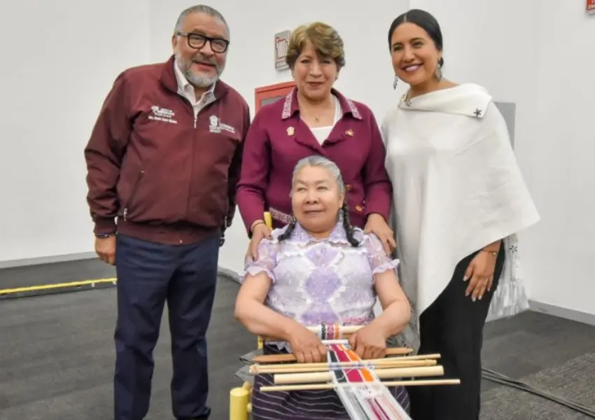 Entregó Delfina Gómez galardón a artesanos del Edomex