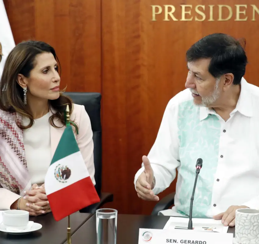 Fernández Noroña hizo votos para que Palestina e Israel alcancen un acuerdo