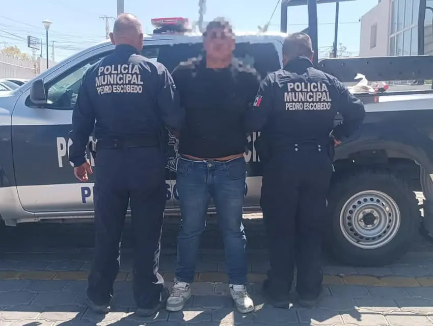 Fue detenido en el municipio de Pedro Escobedo, por el delito deallanamiento de domicilio