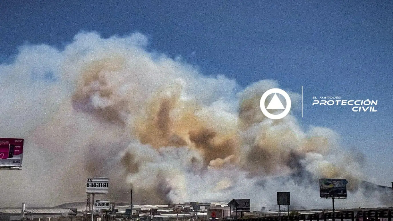 Incendio a la altura del parque industrial La Noria origina la