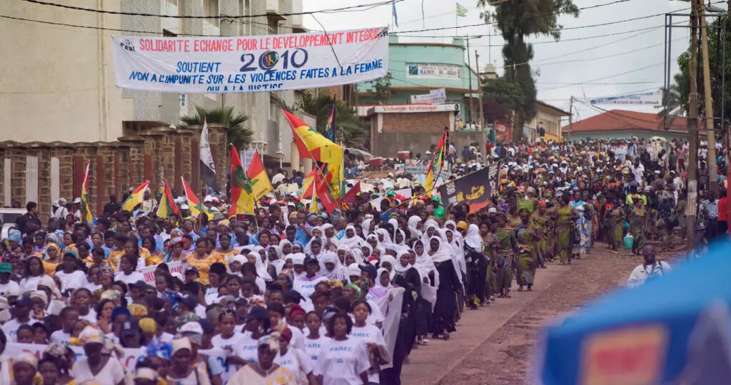 Gran Marcha por la Paz una acción internacional en África en 2010