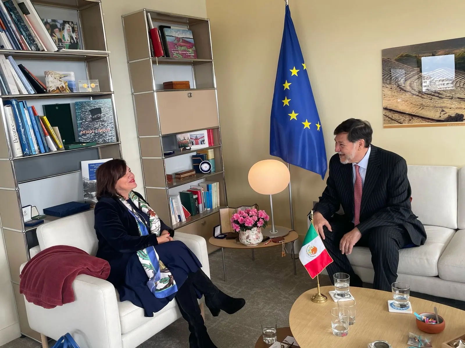 Participó Fernández Noroña en conferencia europea 2025   Primero