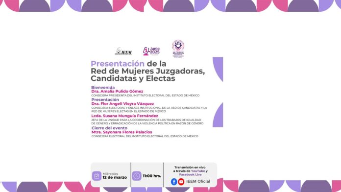Presentación de la red de Mujeres Juzgadoras, Candidatas y Electas.