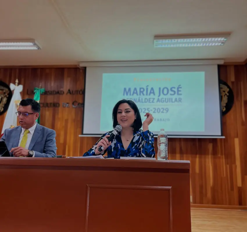 Presentó propuesta  María José Bernáldez candidata a rectora de UAEMex