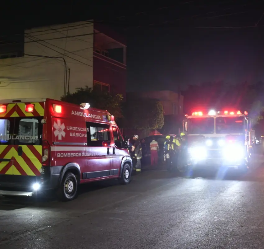 Provocó incendio en su domicilio