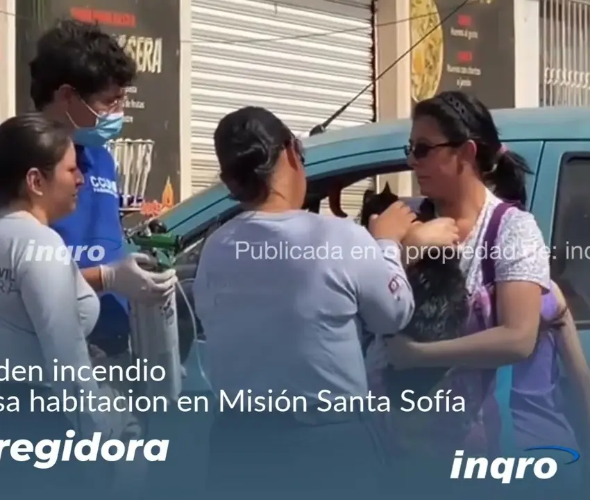 Se incendia vivienda en Misión Santa Sofía